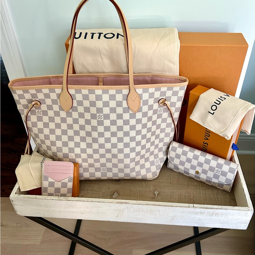 Louis Vuitton Damier Azur Tote